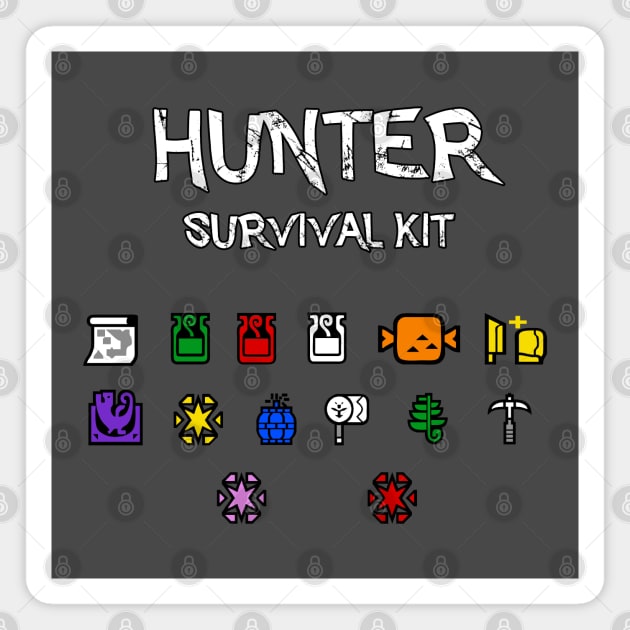 Hunter survival Kit Magnet by Taki93